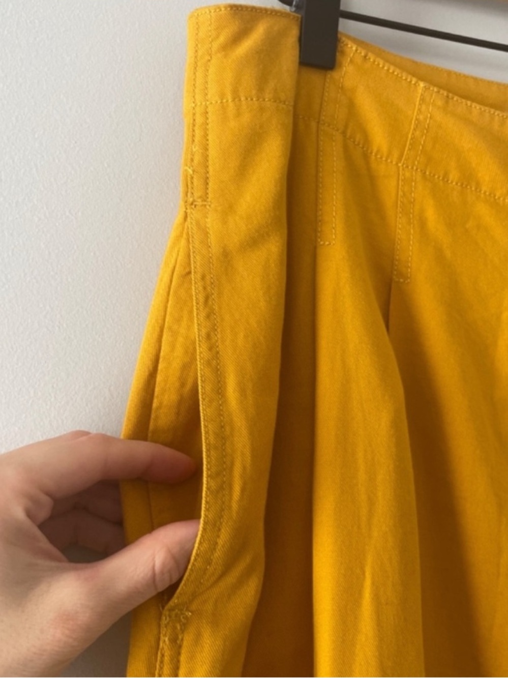 Madewell Patio Button Front Midi Skirt Tungsten Glow Size 6 - Picture 7 of 10